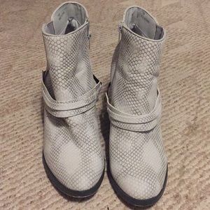 Crown Vintage Snakeskin Bootie